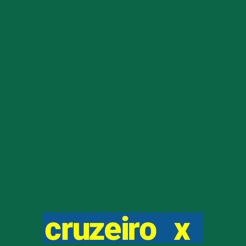 cruzeiro x palmeiras palpite